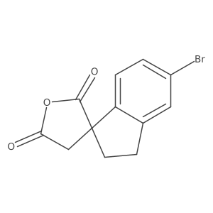 5-Bromo-2,3-dihydrospiro[indene-1,3'-oxolane]-2',5'-dione Structure
