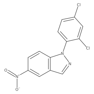 1-(2,4-Dichlorophenyl)-5-nitro-1H-indazole Structure