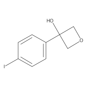3-(4-Iodophenyl)-3-oxetanol Structure
