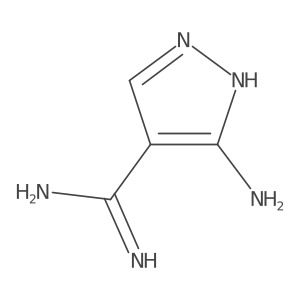 3-Amino-1H-pyrazole-4-carboximidamide Structure