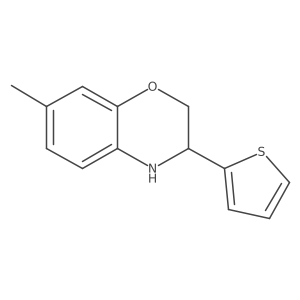 7-Methyl-3-(thiophen-2-yl)-3,4-dihydro-2H-benzo[b][1,4]oxazine Structure