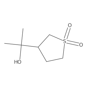 3-(2-Hydroxypropan-2-yl)-1lambda6-thiolane-1,1-dione结构式