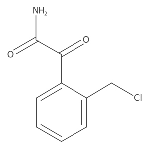 2-(Chloromethyl)phenylglyoxylamide结构式