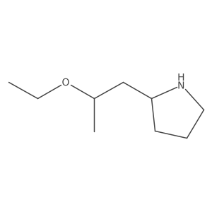 2-(2-Ethoxypropyl)pyrrolidine Structure