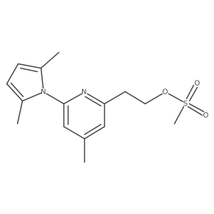 6-(2-Methanesulfonyloxyethyl)-4-methyl-2-(2,5-dimethylpyrrol-1-yl)pyridine Structure