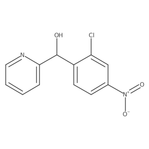 (2-Chloro-4-nitrophenyl)(pyridin-2-yl)methanol结构式