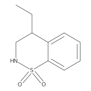 4-ethyl-3,4-dihydro-2H-benzo[e][1,2]thiazine 1,1-dioxide结构式