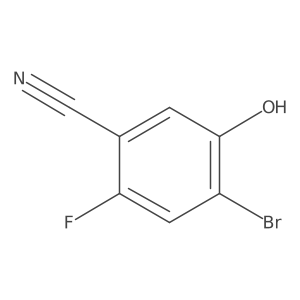 4-Bromo-2-fluoro-5-hydroxybenzonitrile Structure