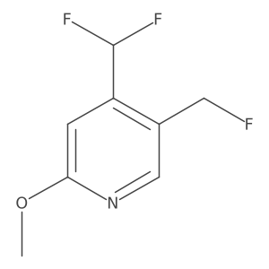 4-(Difluoromethyl)-5-(fluoromethyl)-2-methoxypyridine Structure