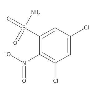 3,5-Dichloro-2-nitrobenzenesulfonamide结构式