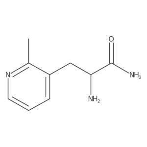 2-Amino-3-(2-methylpyridin-3-yl)propanamide结构式