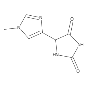 5-(1-Methyl-1H-imidazol-4-yl)imidazolidine-2,4-dione Structure