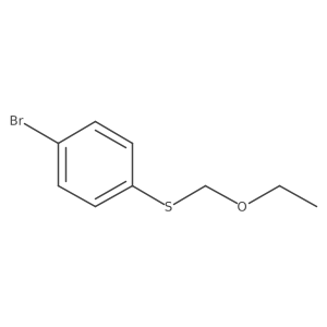 1-Bromo-4-[(ethoxymethyl)sulfanyl]benzene Structure