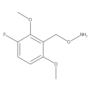 O-[(3-fluoro-2,6-dimethoxyphenyl)methyl]hydroxylamine Structure