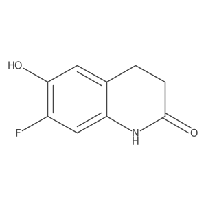7-Fluoro-6-hydroxy-1,2,3,4-tetrahydroquinolin-2-one Structure