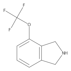 4-(trifluoromethoxy)-2,3-dihydro-1H-isoindole Structure