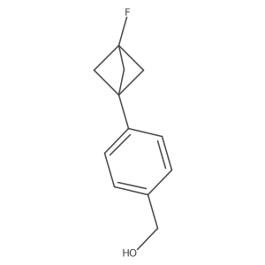 (4-(3-Fluorobicyclo[1.1.1]pentan-1-yl)phenyl)methanol Structure
