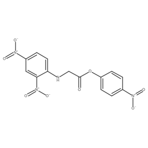 4-nitrophenyl N-(2,4-dinitrophenyl)glycinate结构式