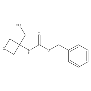 benzyl N-[3-(hydroxymethyl)oxetan-3-yl]carbamate结构式