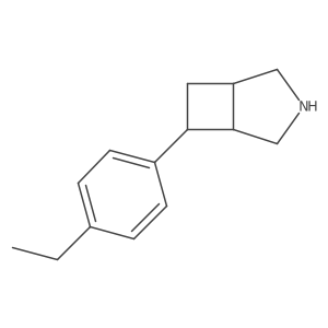 6-(4-Ethylphenyl)-3-azabicyclo[3.2.0]heptane Structure