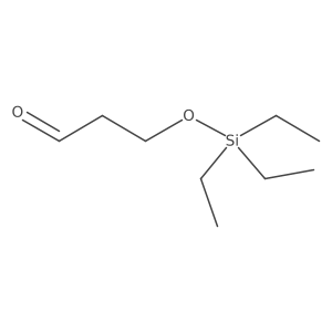 3-[(Triethylsilyl)oxy]propanal结构式