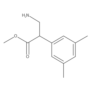 Methyl 3-amino-2-(3,5-dimethylphenyl)propanoate Structure