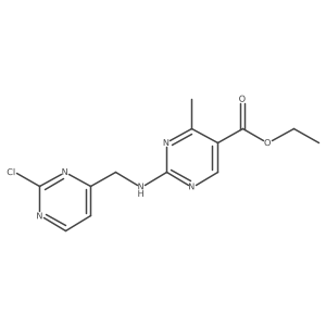 Ethyl 2-[(2-chloropyrimidin-4-yl)methylamino]-4-methylpyrimidine-5-carboxylate Structure