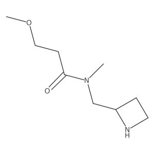 N-[(azetidin-2-yl)methyl]-3-methoxy-N-methylpropanamide结构式