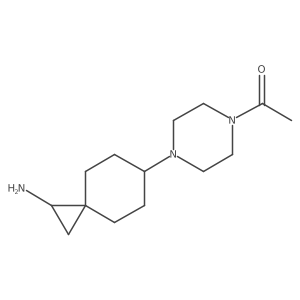 1-(4-{1-Aminospiro[2.5]octan-6-yl}piperazin-1-yl)ethan-1-one Structure