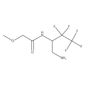 N-(1-amino-3,3,4,4,4-pentafluorobutan-2-yl)-2-methoxyacetamide结构式