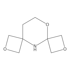 2,8,10-Trioxa-5-azadispiro[3.1.3^{6}.3^{4}]dodecane结构式
