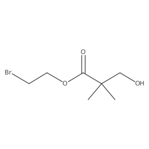 2-Bromoethyl 3-hydroxy-2,2-dimethylpropanoate结构式