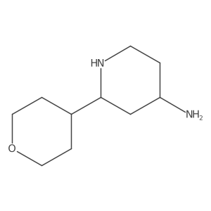 2-(Oxan-4-yl)piperidin-4-amine Structure