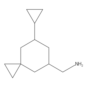 {7-Cyclopropylspiro[2.5]octan-5-yl}methanamine Structure