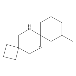 9-Methyl-6-oxa-13-azadispiro[3.2.5^{7}.2^{4}]tetradecane Structure