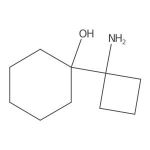 1-(1-Aminocyclobutyl)cyclohexan-1-ol Structure