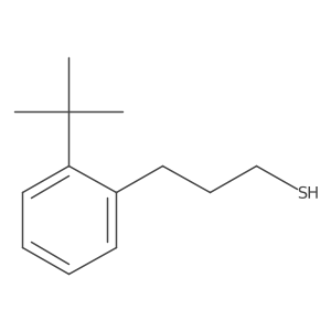 3-(2-Tert-butylphenyl)propane-1-thiol Structure