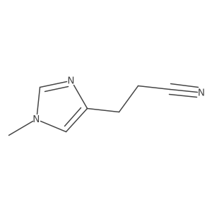 3-(1-methyl-1H-imidazol-4-yl)propanenitrile Structure