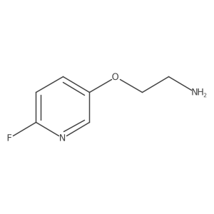 2-[(6-Fluoropyridin-3-yl)oxy]ethan-1-amine Structure