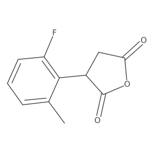 3-(2-Fluoro-6-methylphenyl)oxolane-2,5-dione Structure