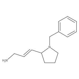 3-(1-Benzylpyrrolidin-2-yl)prop-2-en-1-amine Structure