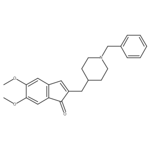 2-((1-Benzylpiperidin-4-yl)methyl)-5,6-dimethoxy-1H-inden-1-one结构式