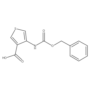 4-{[(Benzyloxy)carbonyl]amino}thiophene-3-carboxylic acid结构式