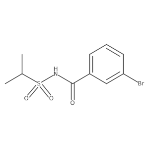 3-Bromo-N-(isopropylsulfonyl)benzamide Structure