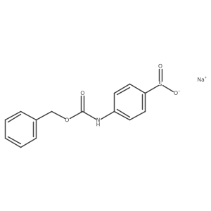 Sodium;4-(phenylmethoxycarbonylamino)benzenesulfinate Structure