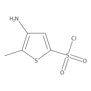 4-Amino-5-methylthiophene-2-sulfonyl chloride结构式