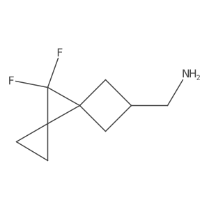 (8,8-Difluorodispiro[2.0.34.13]octan-6-yl)methanamine Structure