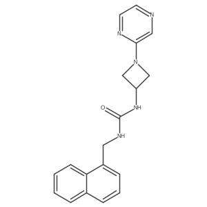 1-[(Naphthalen-1-yl)methyl]-3-[1-(pyrazin-2-yl)azetidin-3-yl]urea结构式