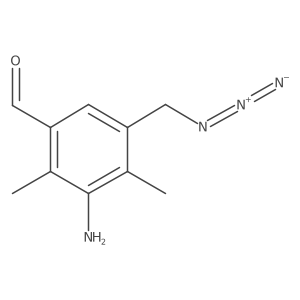 3-Amino-5-(azidomethyl)-2,4-dimethylbenzaldehyde结构式