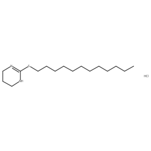 2-(Dodecylsulfanyl)-1,4,5,6-tetrahydropyrimidine hydrochloride结构式